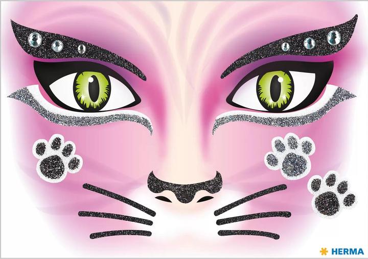 Actual product image HERMA Face Art Sticker