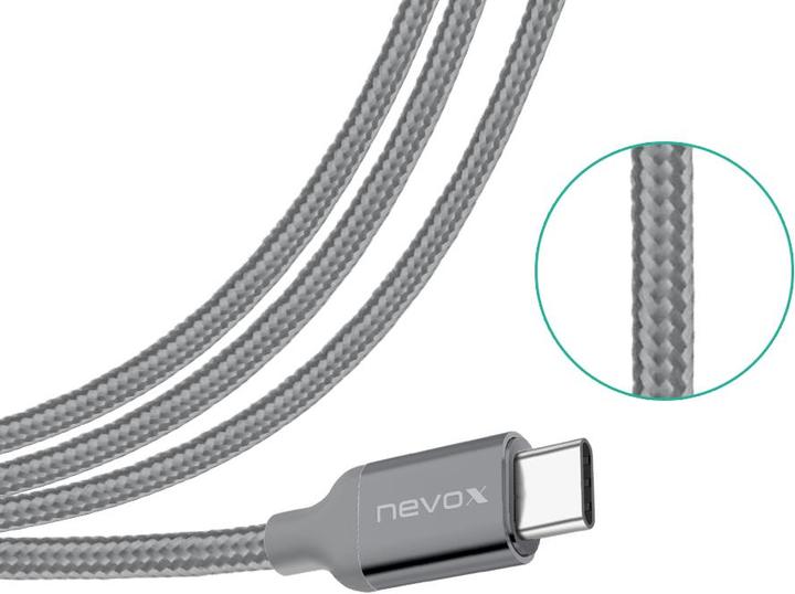 Actual product image Nevox USB-C to USB 3.0 (2 m, USB 3.0)