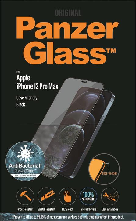 Actual product image PanzerGlass Edge-to-Edge (1 Piece, Apple iPhone 12 Pro Max)