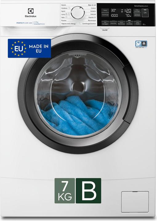 Immagine prodotto Electrolux EW6S472B Schlanke Waschmaschine der Serie 600 Ladung (7 kg, A destra)