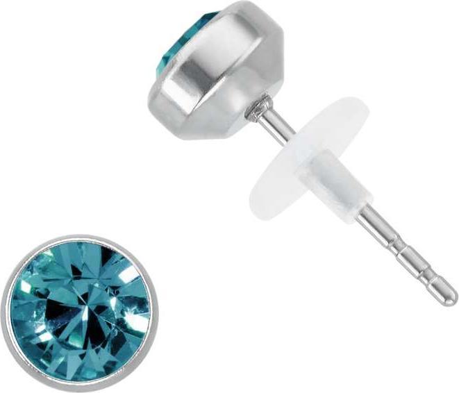Bijouteria Ohrstecker (Edelstahl, Kristall, PVC)
