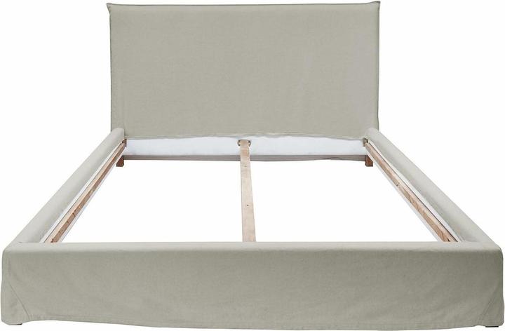 Image du produit Loberon Bett Hawkington grau (195 x 220 cm)
