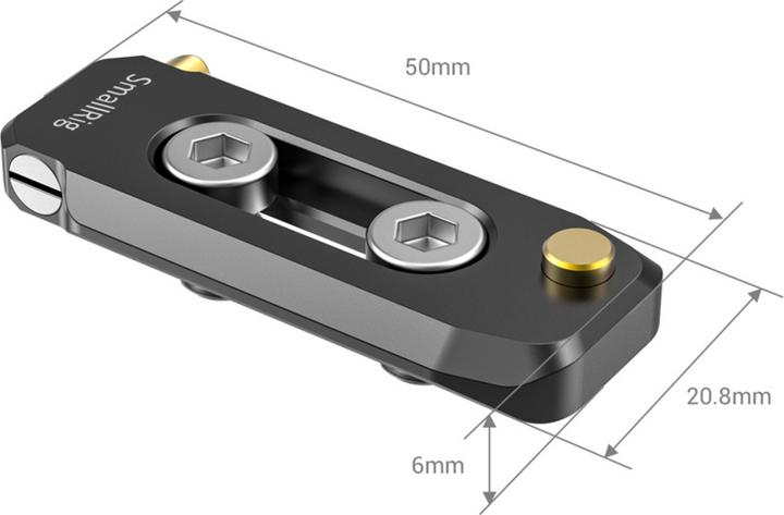 Actual product image SmallRig Low-profile NATO Rail 50mm (Quick coupling plate)