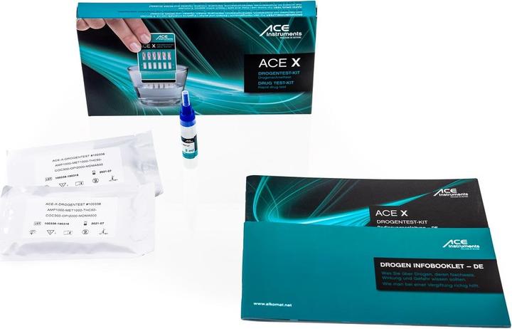 Actual product image Ace X Drug test kit (2 x)