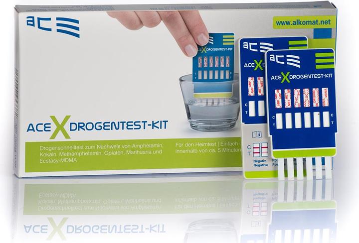 Actual product image Ace X Drug test kit (2 x)