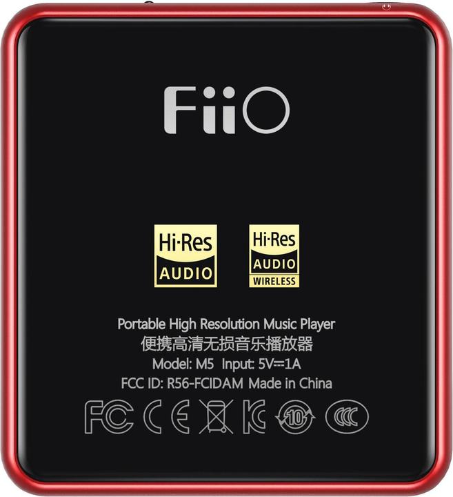 Actual product image FiiO M5