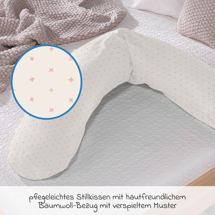 Actual product image Theraline Nursing pillow "The Original" with polyester hollow fibre filling incl. cover 190 cm (190 cm)