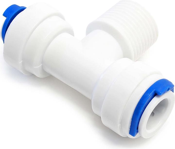 Produktbild Naturewater Jaco T-Fitting Osmoseanlage 16,41mm AG 3/8" Osmoseschlauch Adapter (6.35 mm)
