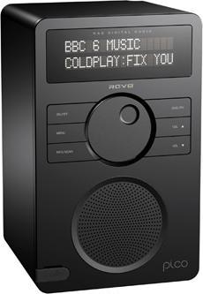 Actual product image Revo PICO, DAB/DAB+, waterproof radio, black