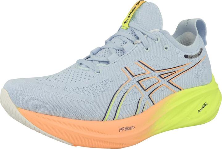 Produktbild ASICS Performance Asics GEL-Nimbus 26 Paris Laufschuhe Cool Grey / Safety Yellow Herren (44)