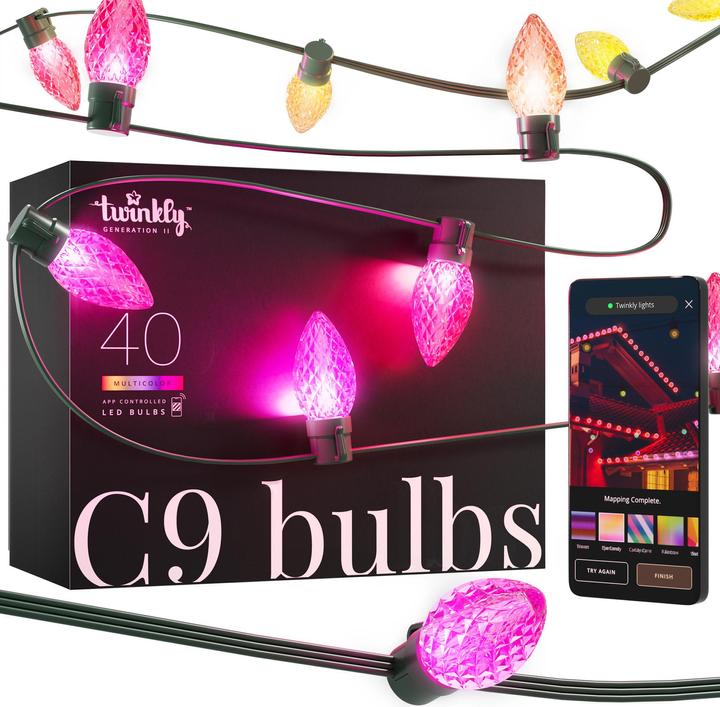 Produktbild Twinkly Lichterkette C9 (12 m)