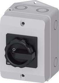 Siemens SENTRON, Lasttrennschalter 3LD, Hauptschalter, 3-polig, Iu: 25 A 3LD21641TB510AB1