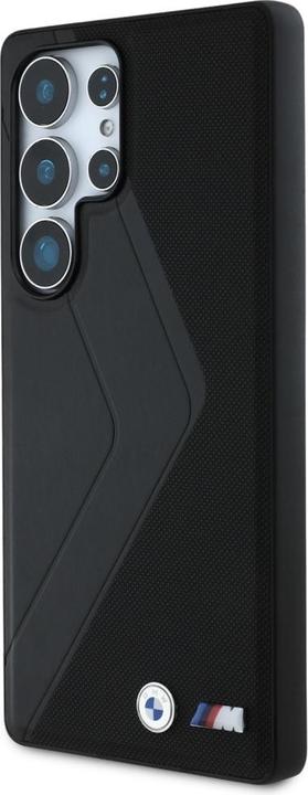 Immagine prodotto BMW Leather Oversized Stripes MagSafe case for Samsung Galaxy S25 Ultra - black (Samsung Galaxy S25 Ultra)