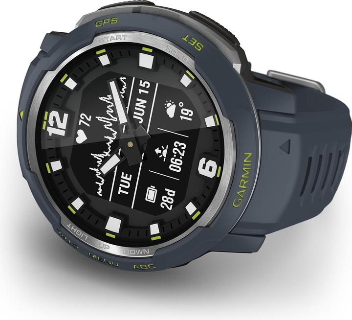 Actual product image Garmin Instinct Crossover blue granite, WW (45 mm)