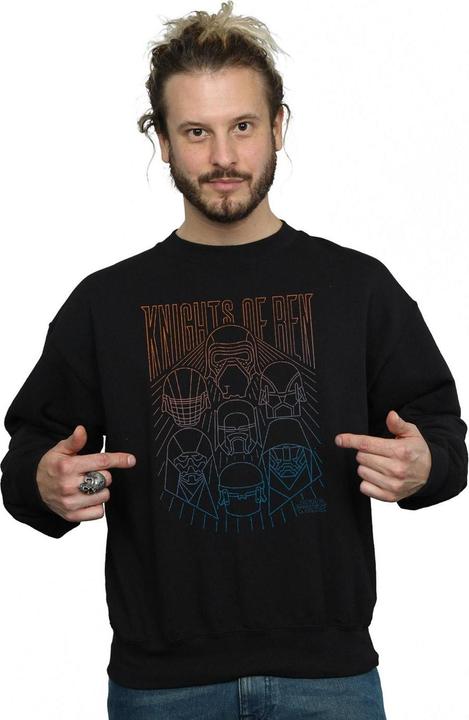 Produktbild Star Wars The Rise Of Skywalker Knights Of Ren Colours Sweatshirt (4XL)