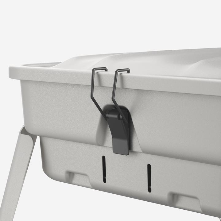 Actual product image Quechua Portable camping barbecue for wood, coal and briquettes - for 4 people