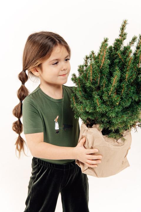 Actual product image Hebe T-shirt mit Häschen und Weihnachtsbaum (74)
