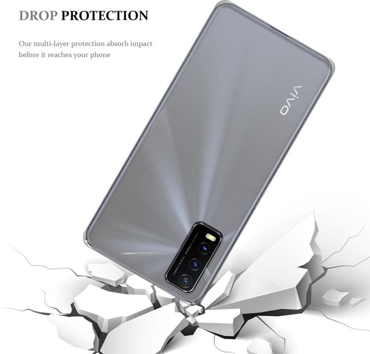Actual product image Cadorabo TPU Ultra Slim AIR Cover (Vivo Y20s)