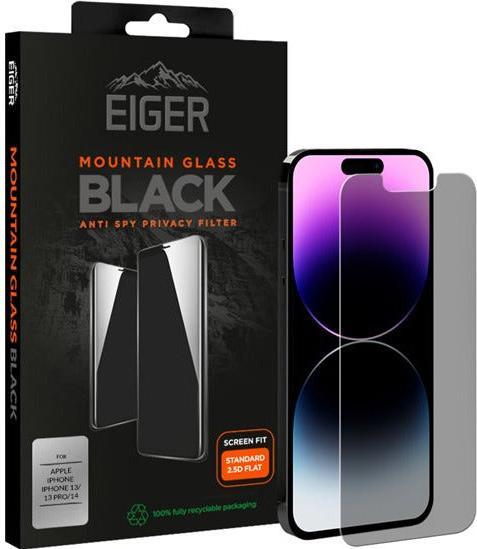 Produktbild Eiger Mountain Glass Black (1 Stück, Apple iPhone 14, Apple iPhone 13, Apple iPhone 13 Pro)