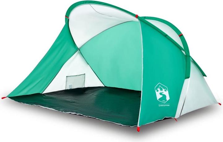 VidaXL Tente de plage 2 personnes vert mer Pop-Up étanche (Tente de plage, 1.30 kg, 2 personnes)