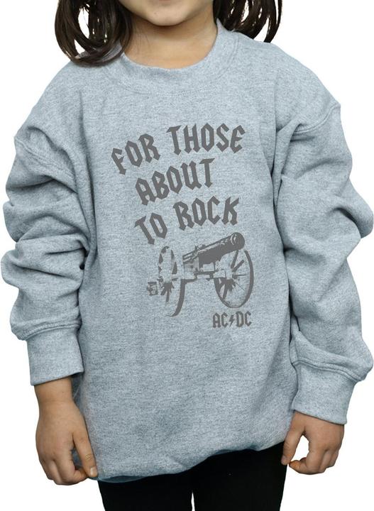 Produktbild AC/DC For Those About To Rock Cannon Sweatshirt Mädchen (128)