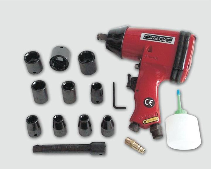 Mannesmann Druckluft-Schlagschraubendreher-Set (Netzbetrieb)