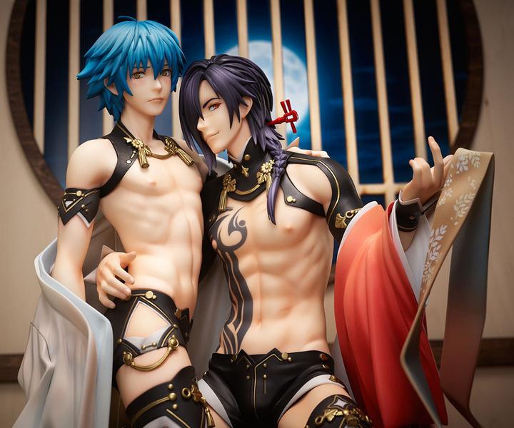 Actual product image Native Dramatical Murder statuette PVC 1/6 Aoba & Koujaku 20 cm