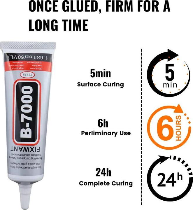 Image du produit Fixwant 50ml B-7000 Adhésif de réparation universel de précision (50 ml)