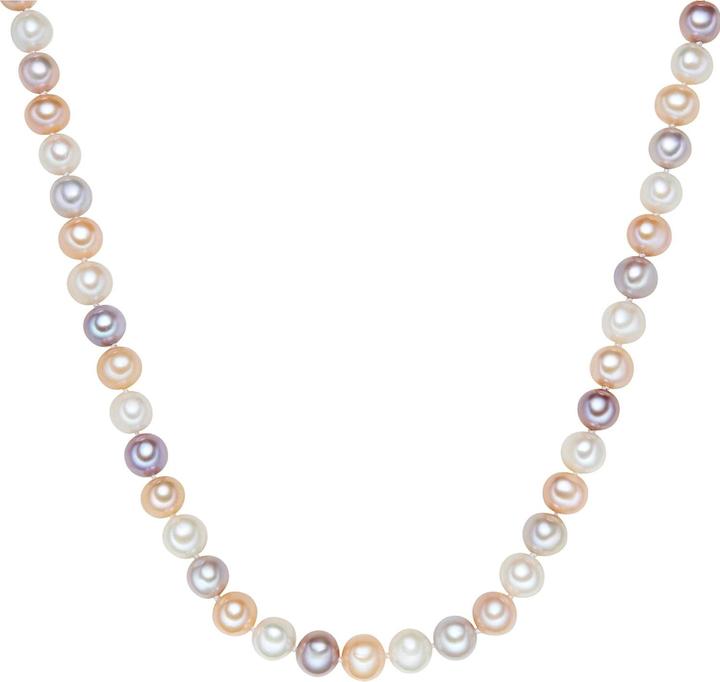 Valero Pearls Damen Sterling Silber Süsswasser-Zuchtperle silber 45,0 cm - 2962 (Sterling Silber, 45 cm)