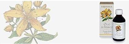 Immagine prodotto Erbamea Oil St. John's Wort 100ml Soothing for Sunburn and Rashes (Olio corpo, 100 ml)