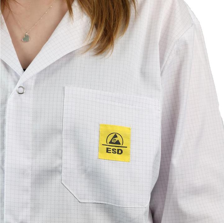 Produktbild Wetec Arbeitsmantel AM-120, ESD, XXL, weiss (XXL)