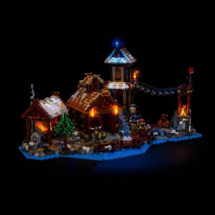 Produktbild Light my bricks LED Licht Set für LEGO® 21343 Wikingerdorf