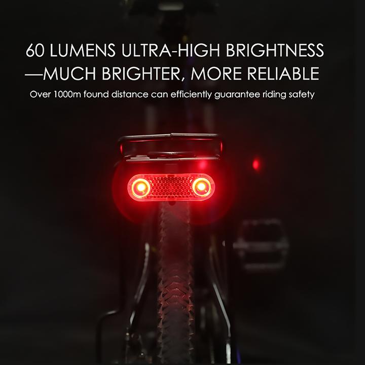 Actual product image Mobygo Rücklicht Gaciron W12BR (60 lm, 60 lm)