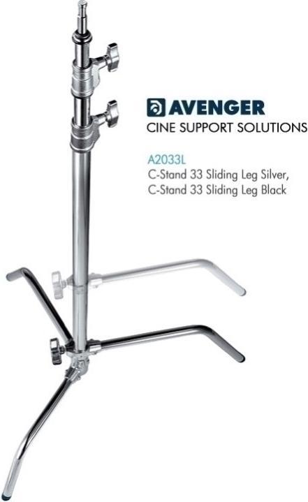 Produktbild Avenger C-Stand 33, Stahl, mit Nivellierbein (328 cm, 10 kg)