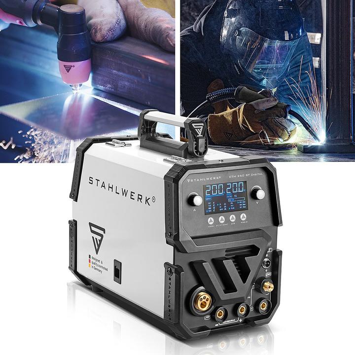 Produktbild Stahlwerk Kombi-Schweissgerät CTM-250 ST Digital 5-in-1 200 A Vollausstattung