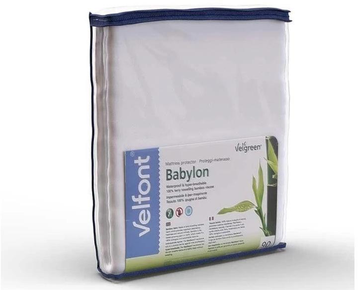 Image du produit Velfont Protège-matelas Velgreen Babylon Bambou éponge, imperméable à l'eau (90 x 200 cm)