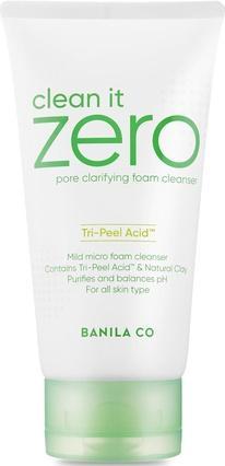 Banila Co Clean it Zero Pore Clarifying Foam Cleanser 150ml mit Tri-Peel-Säure und natürlicher Tonerde (Reinigungstücher, 150 ml)