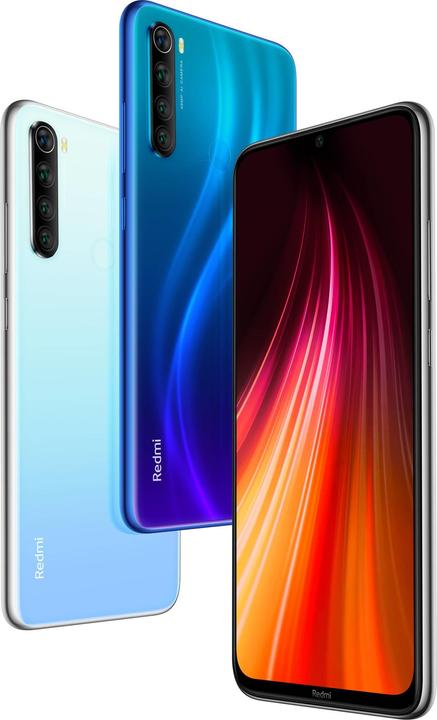 Xiaomi Redmi Note 8 (64 GB, Neptune Blue, 6.30", Dual SIM, 48 Mpx, 4G)