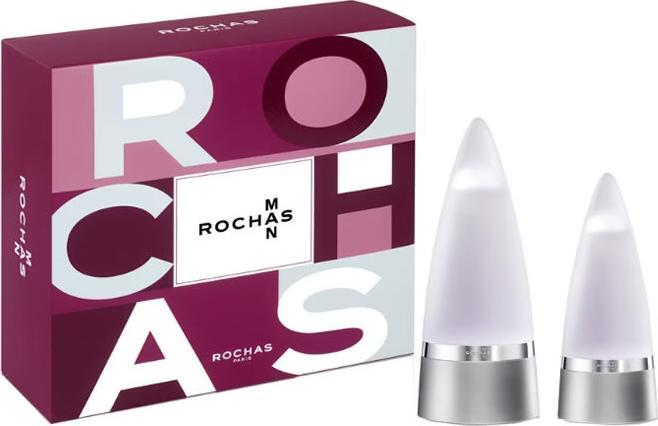 Rochas Man Eau De Toilette Spray 100ml Set 2 Artikel (Eau de Toilette, 100 ml)