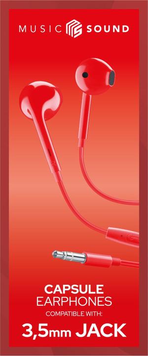 Produktbild Cellularline Music Sound Earphones Capsule - Universale (Kabelgebunden)