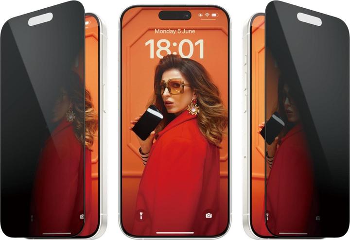 Immagine prodotto PanzerGlass Proteggi schermo Privacy Ultra-Wide Fit (1 Pezzo/i, Apple iPhone 15 Pro)