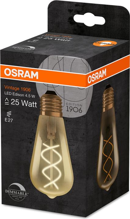 Immagine prodotto Osram Annata 1906 (E27, 4.50 W, 250 lm, 1 x, G)