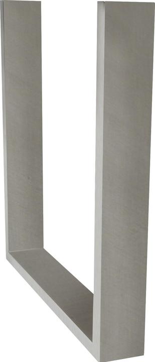 Simausrom Bankkufe Bankgestell 430x403,5mm Bankbeine Edelstahl gebürstet