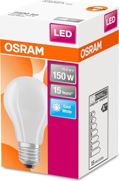 Image du produit Osram Rétrofit LED Classic A (E27, 17 W, 2500 lm, 1 x, D)