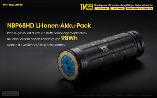 Produktbild Nitecore TM39 - 5200 Lumen (30 cm, 5200 lm)