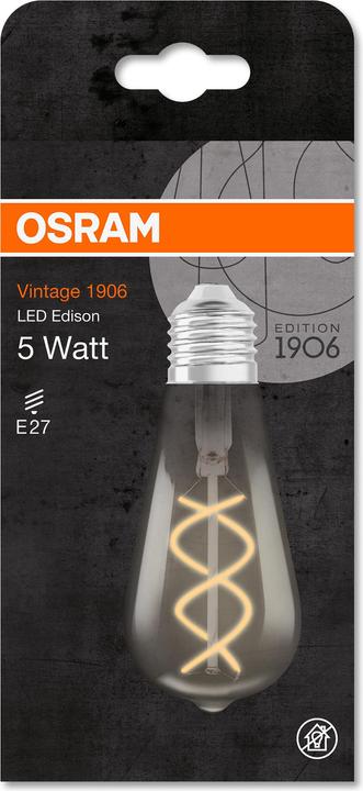 Produktbild Osram Vintage 1906 Led Edison (E27, 5 W, 140 lm, 1 x, G)