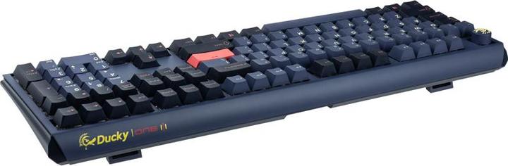 Produktbild Ducky One 3 Cosmic Blue Gaming Tastatur, RGB LED - MX-Red (US) (US, Kabelgebunden)