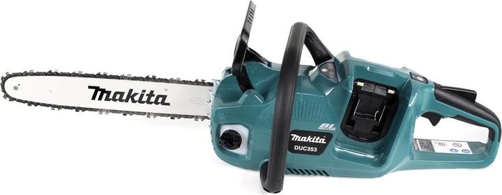 Produktbild Makita DUC 353 PM4 Akku Kettensäge 36V ( 2x18V ) Brushless 35 cm + 4x 4,0 Ah Akku + Doppelladegerät (Akku Kettensäge)