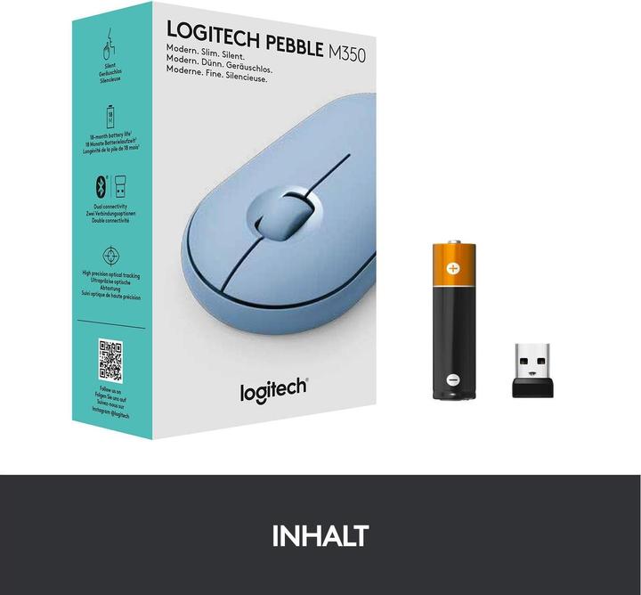 Actual product image Logitech Pebble M350 (Wireless)