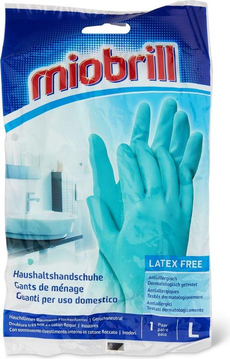 Produktbild Miobrill Latex Free Haushaltshandschuhe L (2 Stück)